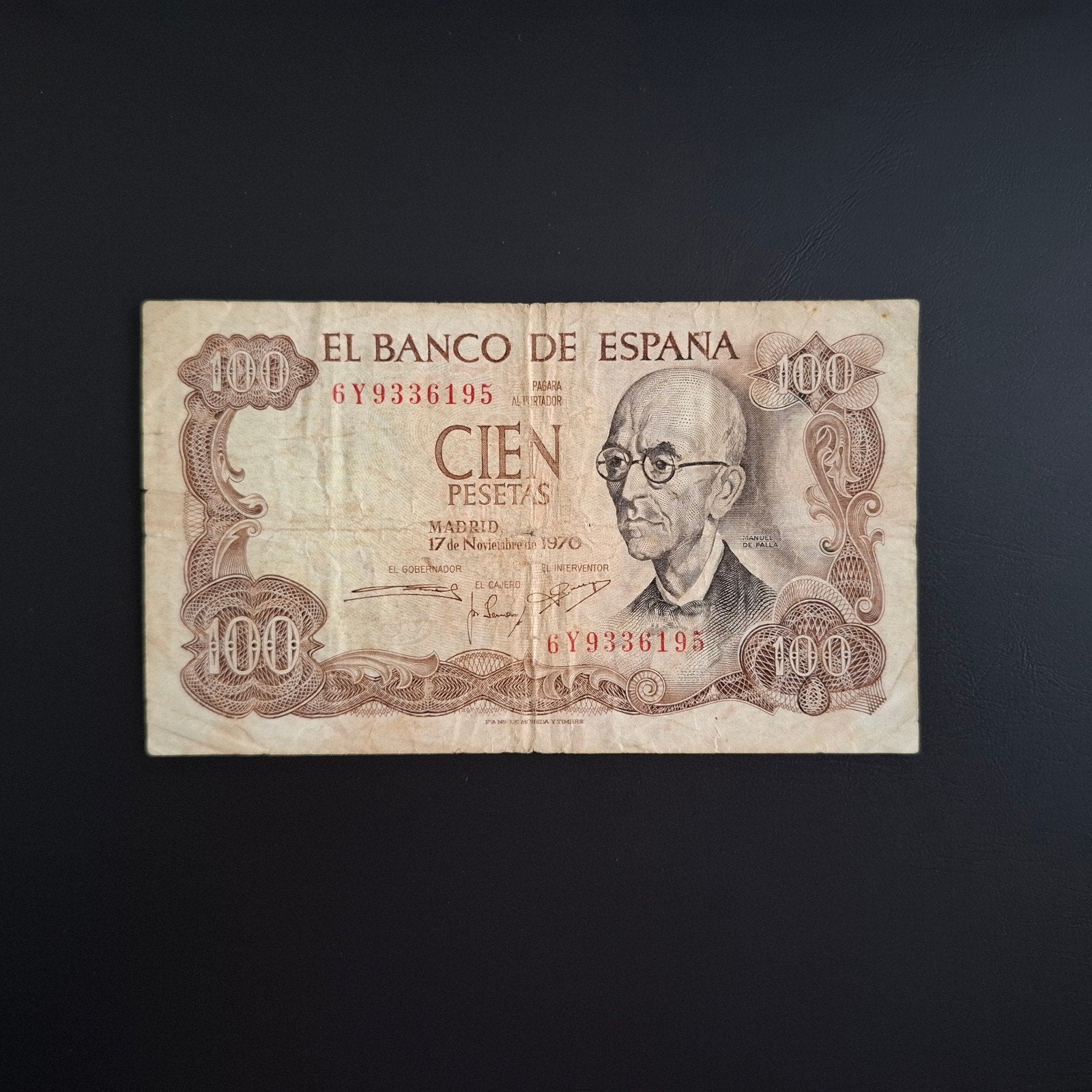 100 peseta Spanje #048, Verzenden, Overige landen, Los biljet
