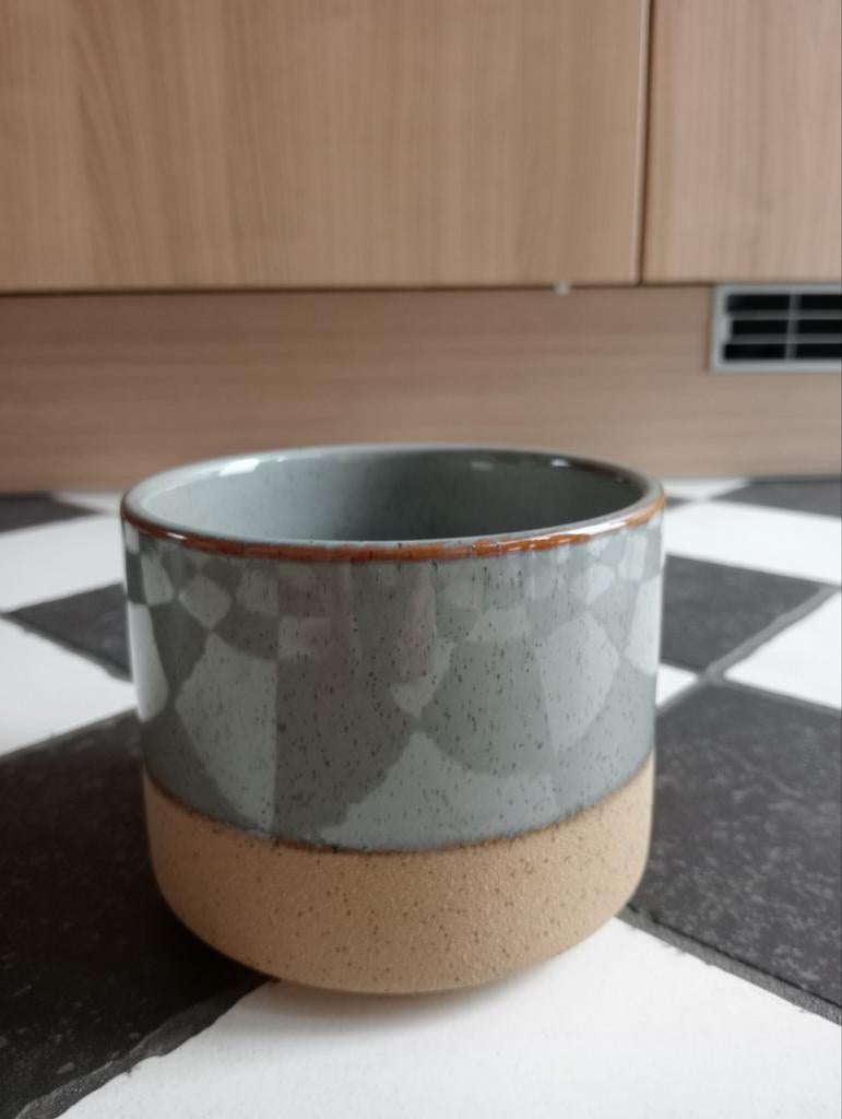 Sandwich Home bloempot nieuw! Ø 12 cm, H 10 cm, Rond, Ophalen of Verzenden, Aardewerk, Binnen