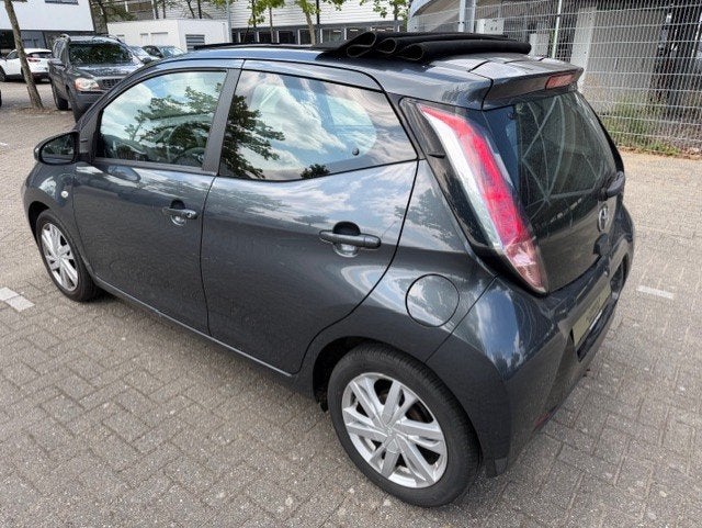 Toyota Aygo 1.0 VVT-i x-wave AUTOMAAT OPENDAK I 2de eig. I C, Auto's, Euro 5, Gebruikt, Zwart, 4 stoelen