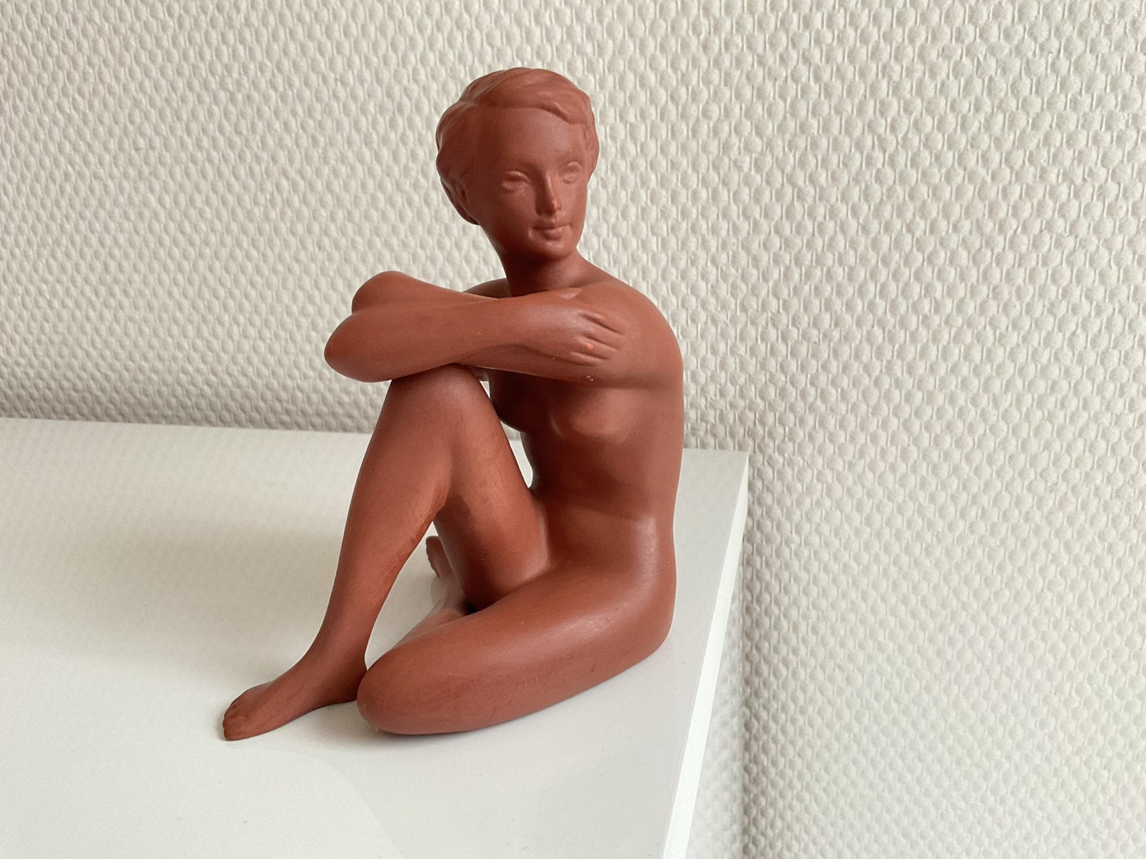 Beeldje vrouw naakt Gmunder keramiek Emil Fink jaren 50 60, Ophalen of Verzenden
