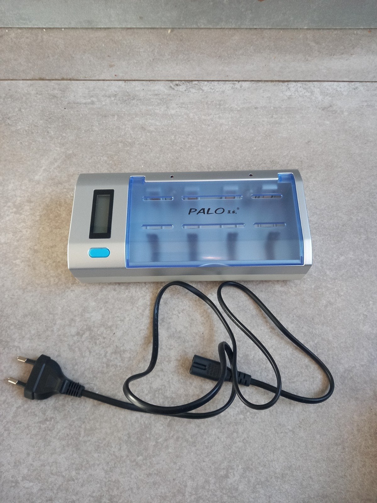 PALO Batterijlader met display en stroomkabel, Ophalen of Verzenden