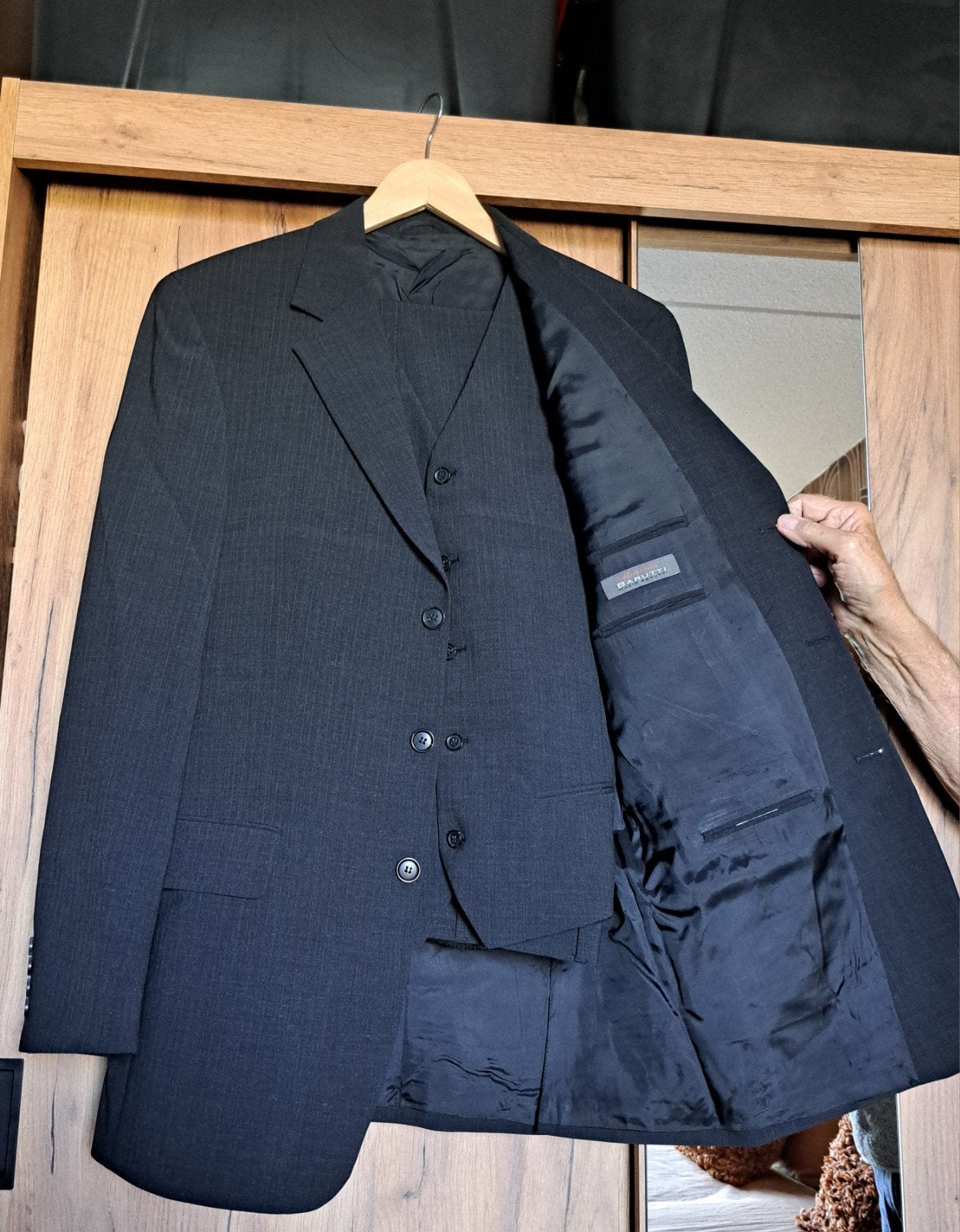 Barutti herenpak - Zwart, maat L, Maat 52/54 (L), Barutti, Zwart, Ophalen of Verzenden