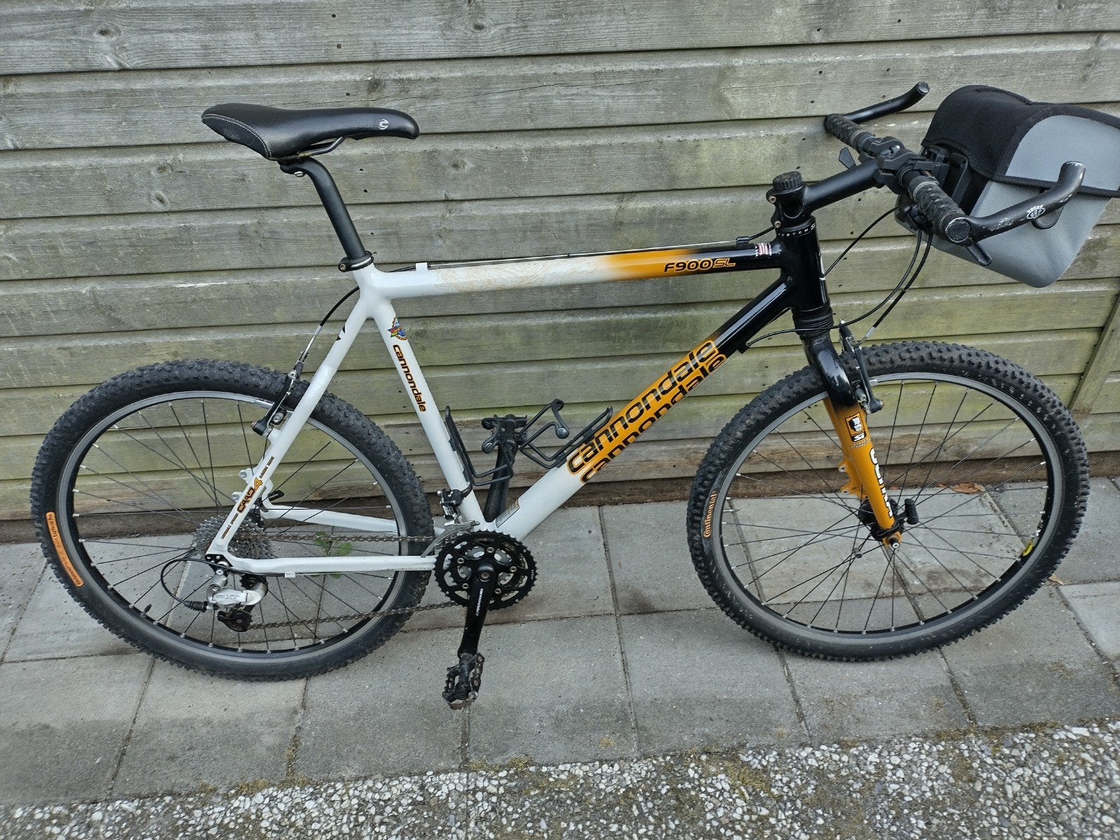 Cannondale F900SL mountainbike, Gebruikt, Velgrem, Meer dan 20 versnellingen, 53 tot 57 cm