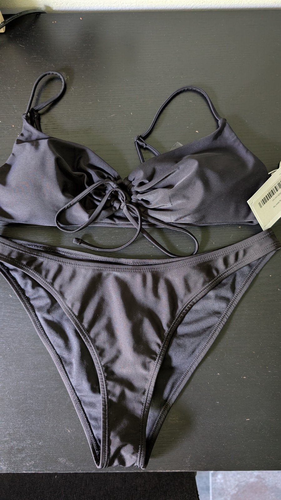 Zwarte bikini maat m,merk NA-KD,nieuw, Ophalen, Nieuw, Zwart, Bikini