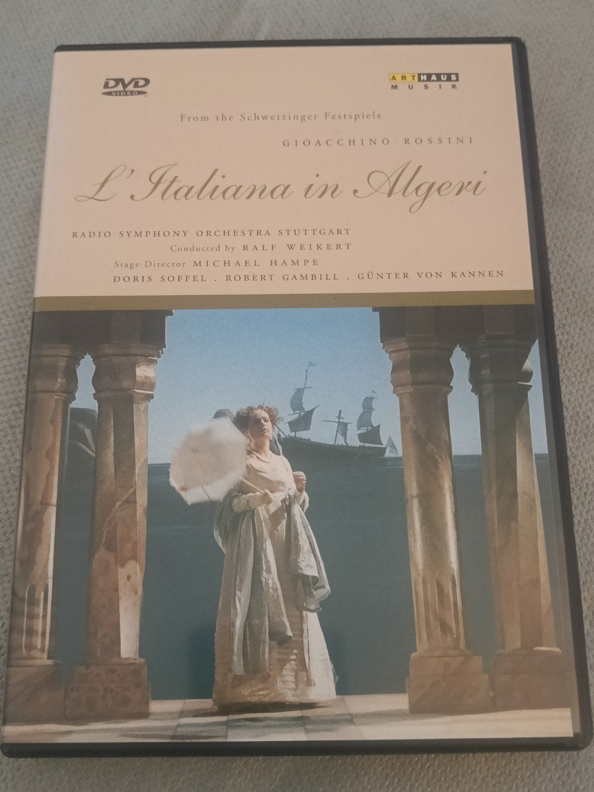 L'Italiana in Algeri - Gioacchino Rossini DVD, Gebruikt, Alle leeftijden, Ophalen of Verzenden, Italiaans