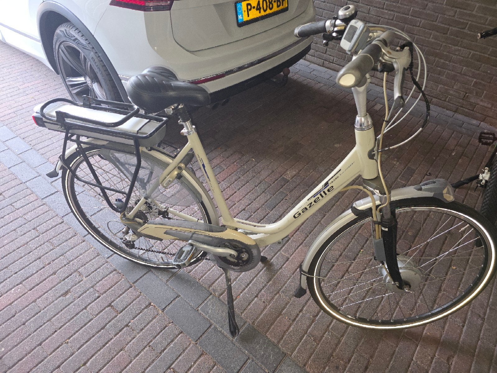 Gazelle elektrische fiets - accu goed, display defect, Fietsen en Brommers, Ophalen, Gebruikt, Gazelle