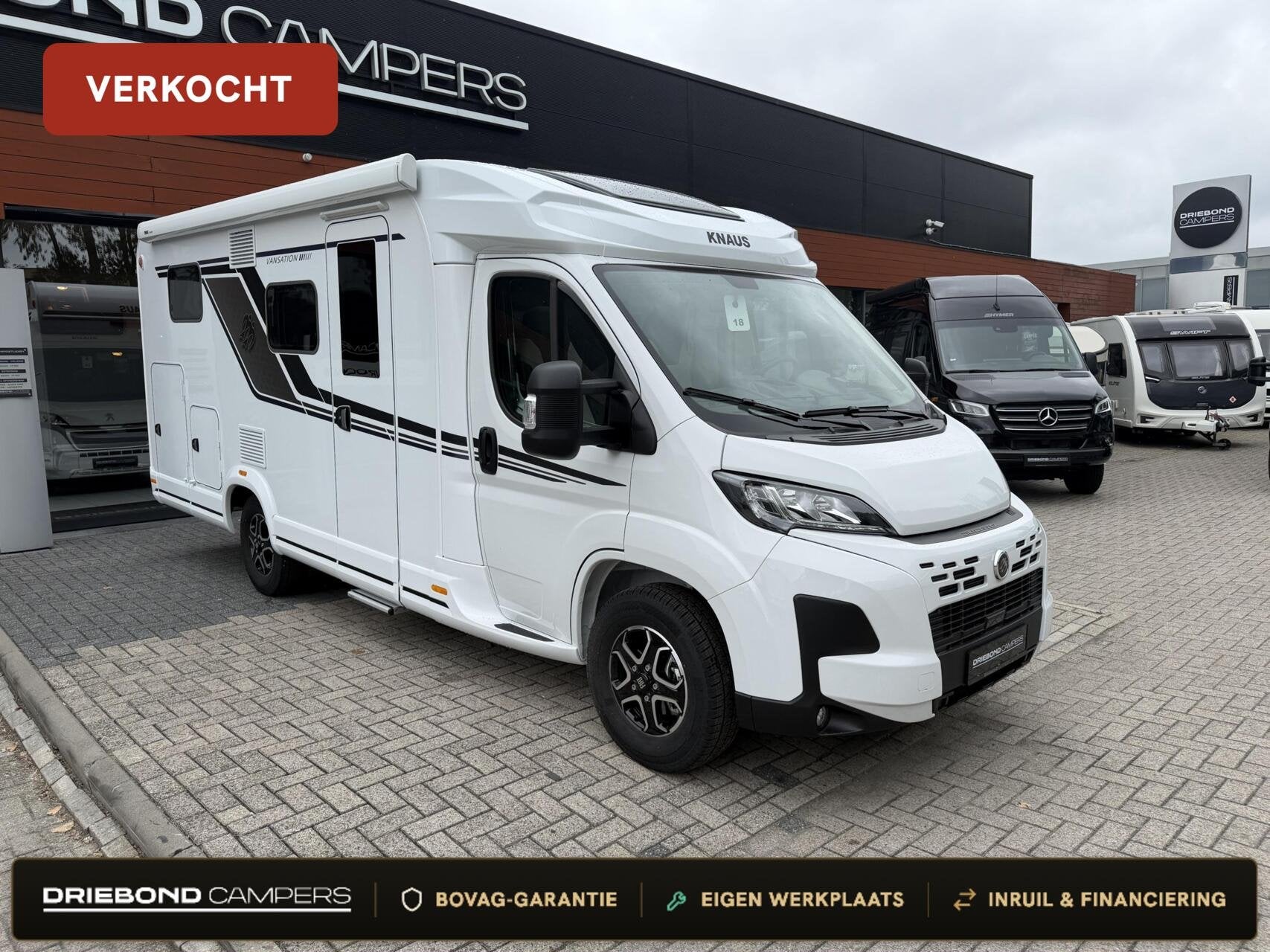 Knaus VAN TI 650 MEG 8T-Automaat Enkele Bedden Seitz Luifel, Automaat, 6 tot 7 meter, Bedrijf, Airconditioning