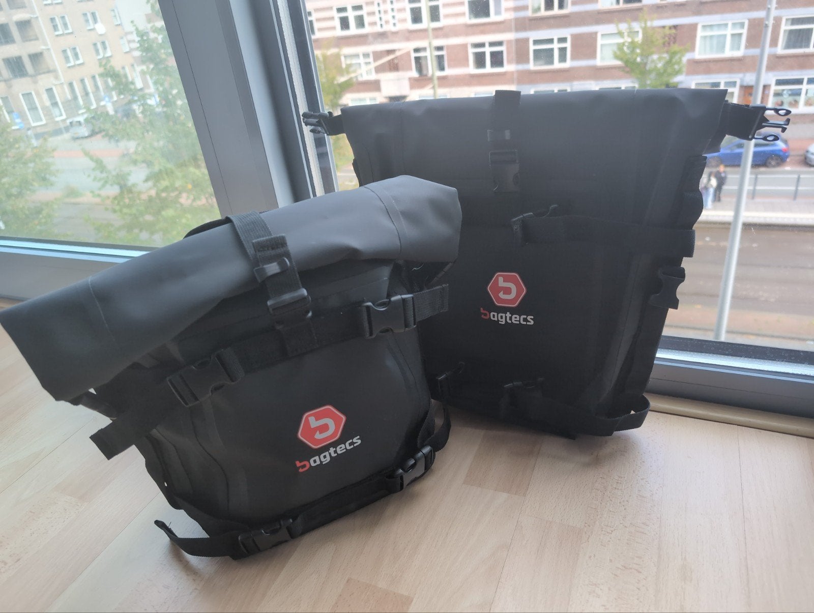 Bagtecs waterdichte motortassen, set van 2, Ophalen of Verzenden, Nieuw