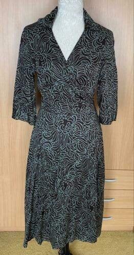 Monsoon jurk maat 40 [v], Kleding | Dames, Maat 38/40 (M), Bruin, Ophalen of Verzenden, Zo goed als nieuw