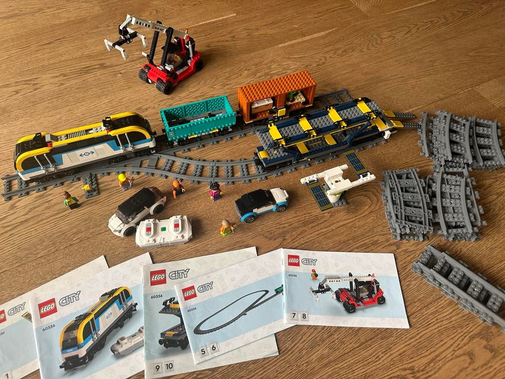 Lego City Goederentrein 60336 met power up afstandsbediening, Ophalen of Verzenden, Zo goed als nieuw