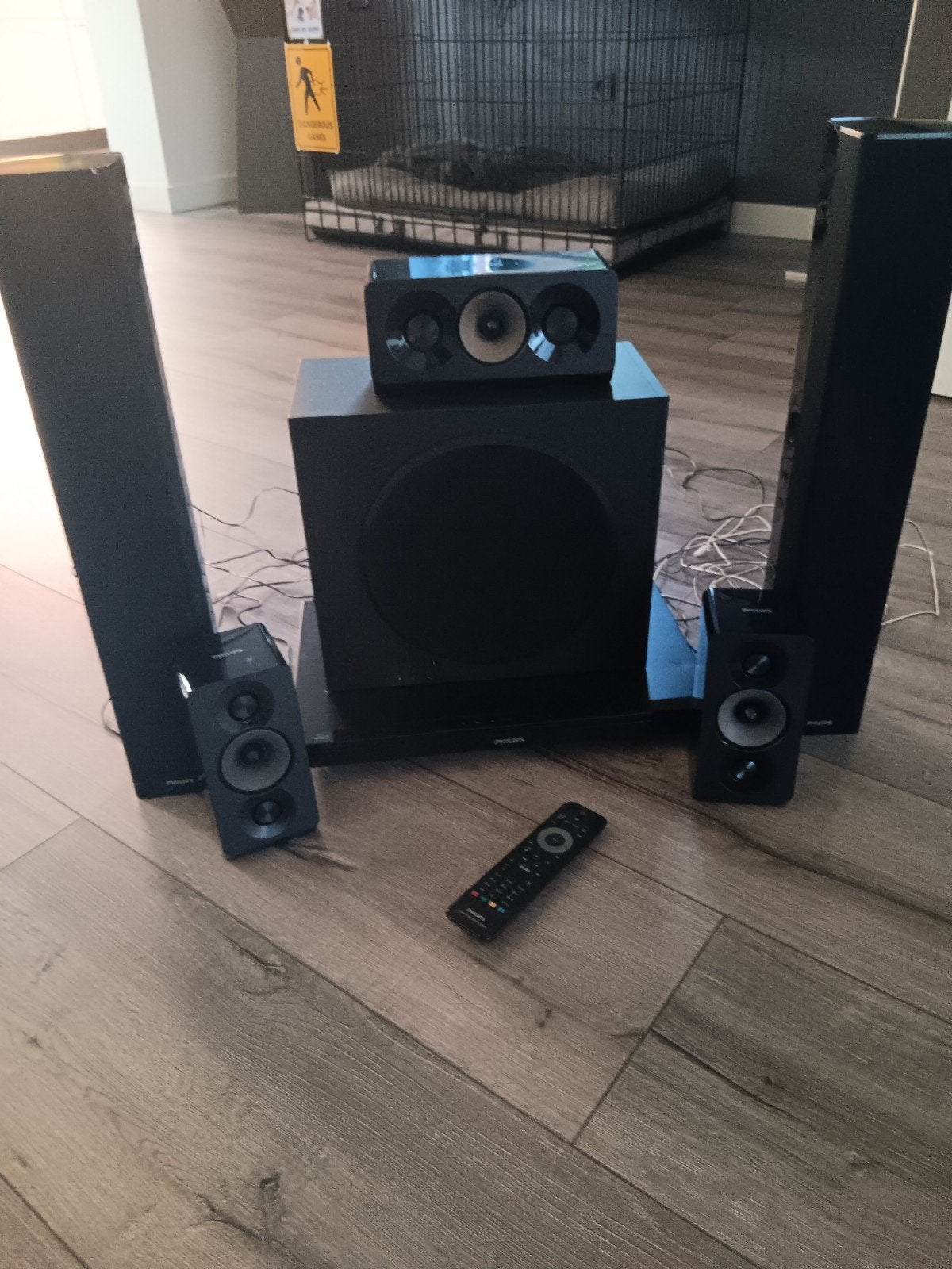 Philips 3D Blu-ray Home Cinema Set met 5.1 Luidsprekers, Philips, Blu-ray-speler, 70 watt of meer, Ophalen of Verzenden