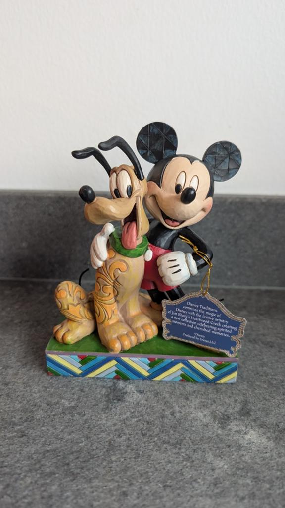 Disney traditions mickey mouse best pals (4048656), Ophalen, Mickey Mouse, Zo goed als nieuw, Beeldje of Figuurtje