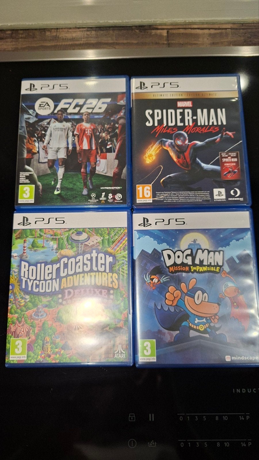 PS5 Games: FC26, Spider-Man, RollerCoaster Tycoon, Dog Man, Ophalen of Verzenden, Zo goed als nieuw
