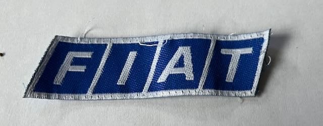 FIAT  patch opnaai embleem logo  +- 10  cm, Ophalen of Verzenden, Zo goed als nieuw, Auto's