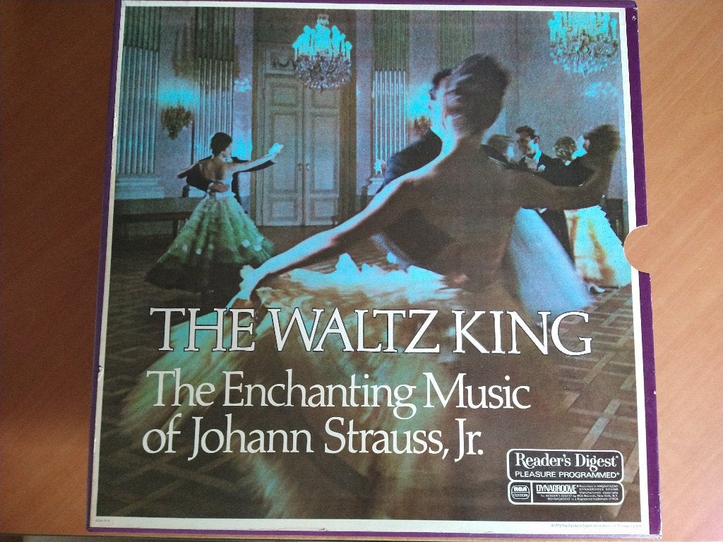 5-LP The Waltz King. The Enchanting Music of Johann Strauss, Overige typen, Ophalen of Verzenden, Zo goed als nieuw, 12 inch