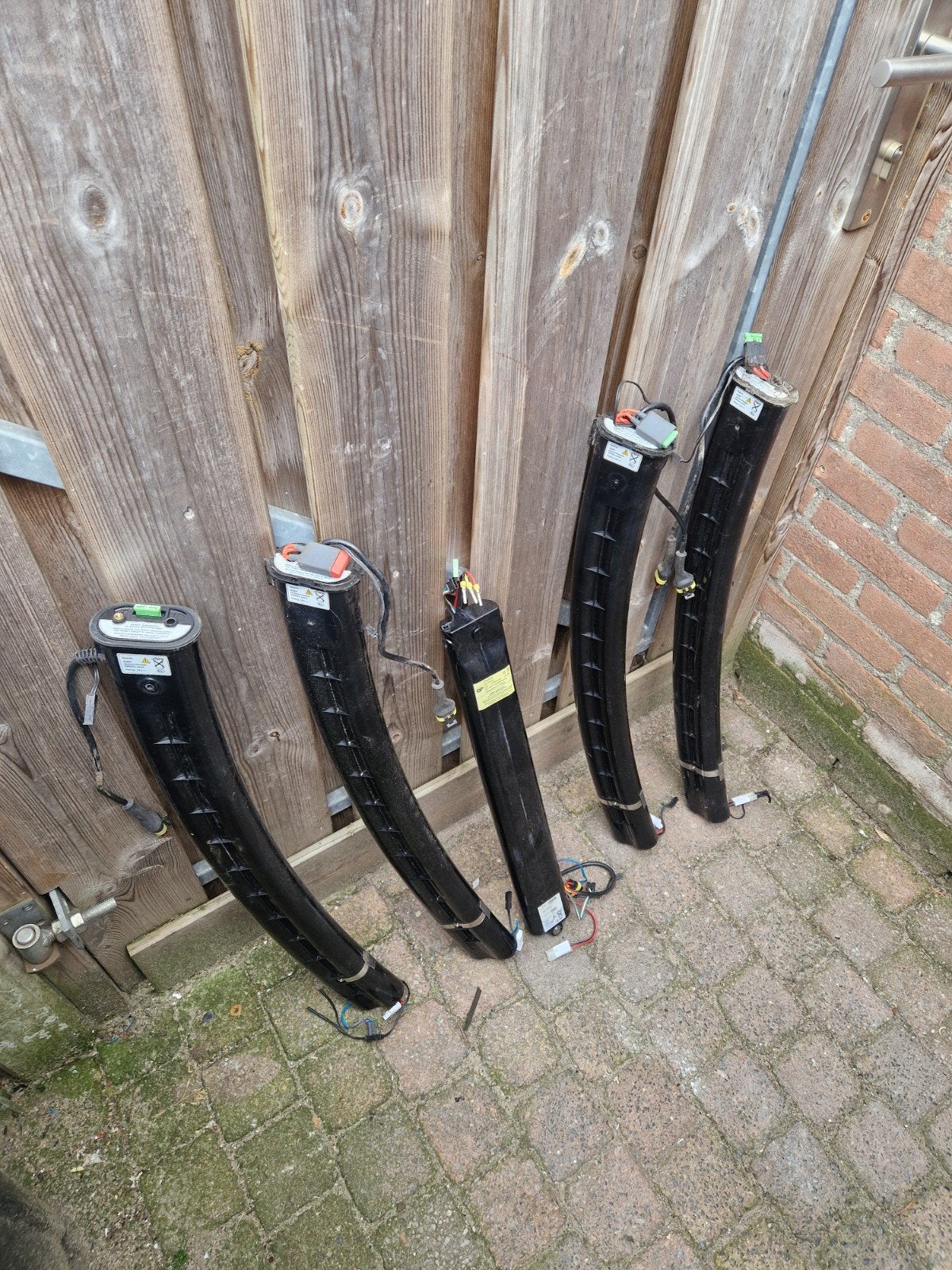 Fiets accu's, Ophalen, Gebruikt