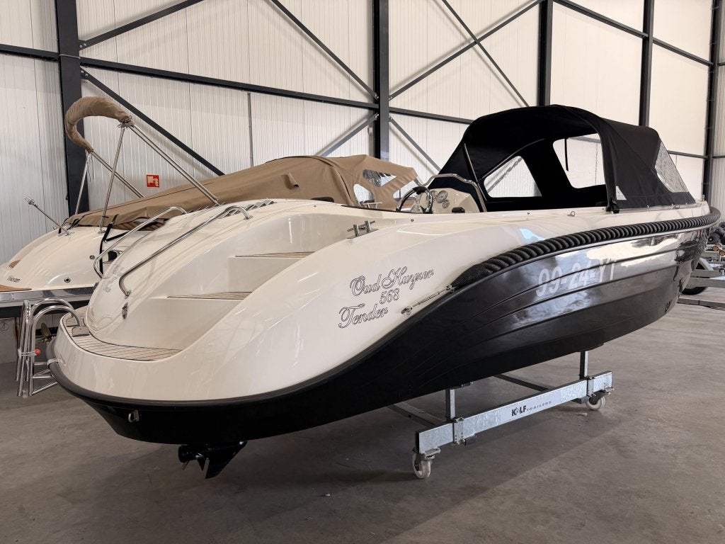 Oud Huijzer 568 Tender 2015 + 60PK Suzuki 2017, Watersport en Boten, Niet ingevuld, 60 pk, Overige typen, Elektrische start