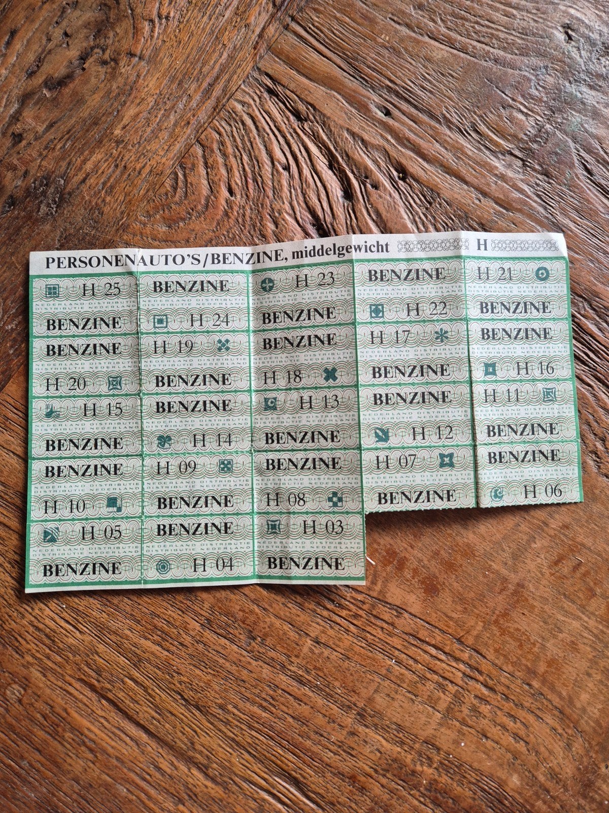Originele benzinebonnen uit de jaren '70 - Collectorsitem, Verzamelen, Overige Verzamelen, Ophalen of Verzenden, Gebruikt