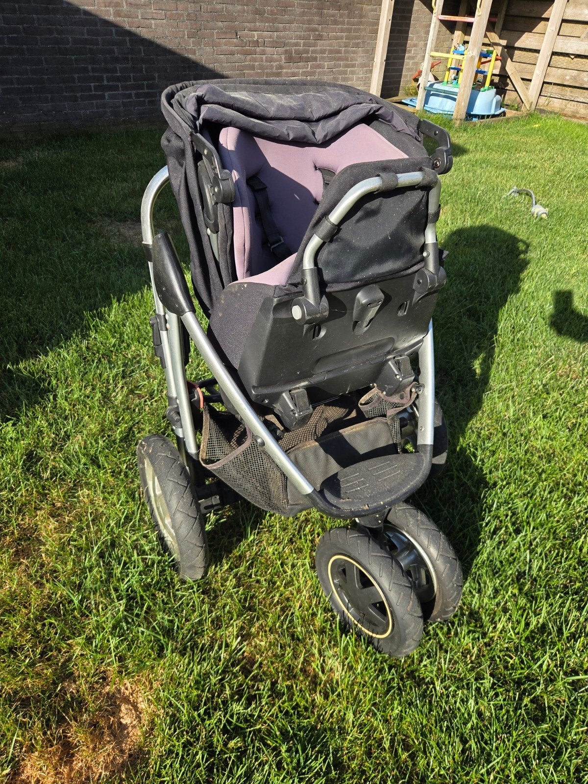 Maxi cosi kinderwagen, Ophalen