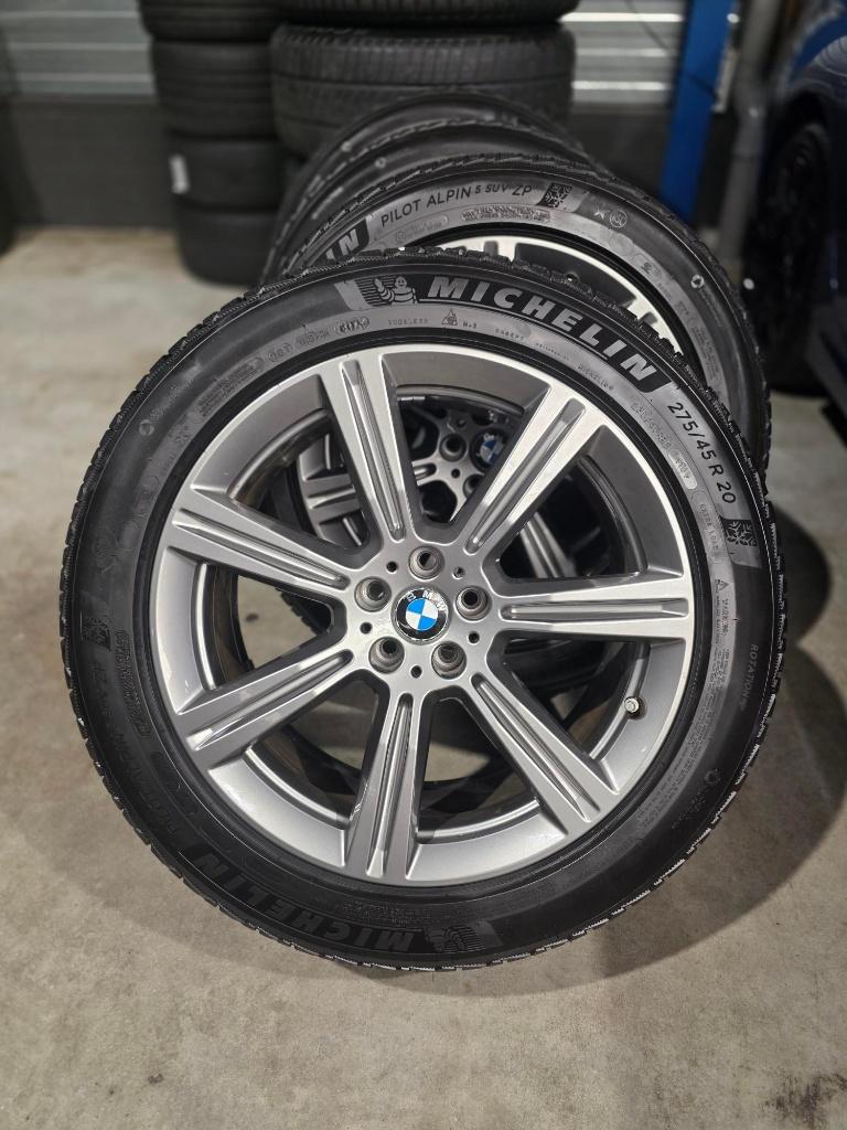 Set 20" LM velgen BMW X5 X6 G05 G06 met zgan winterbanden, Auto-onderdelen, Ophalen, Gebruikt, 275 mm, Banden en Velgen