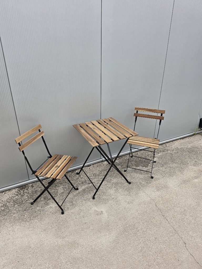 Bistroset Balkon Tuinset - 2 Stoelen + 1 Tafel - Nieuw, Tuin en Terras, 2 zitplaatsen, Info@ydemanne.nl, Bijzettafel, Nieuw