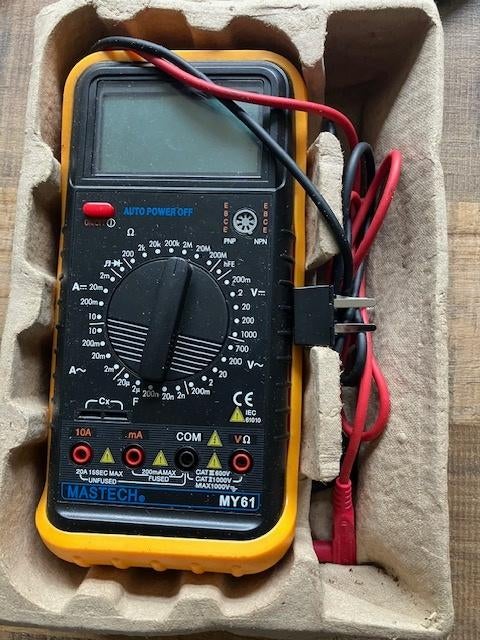 multimeter, Ophalen, Nieuw