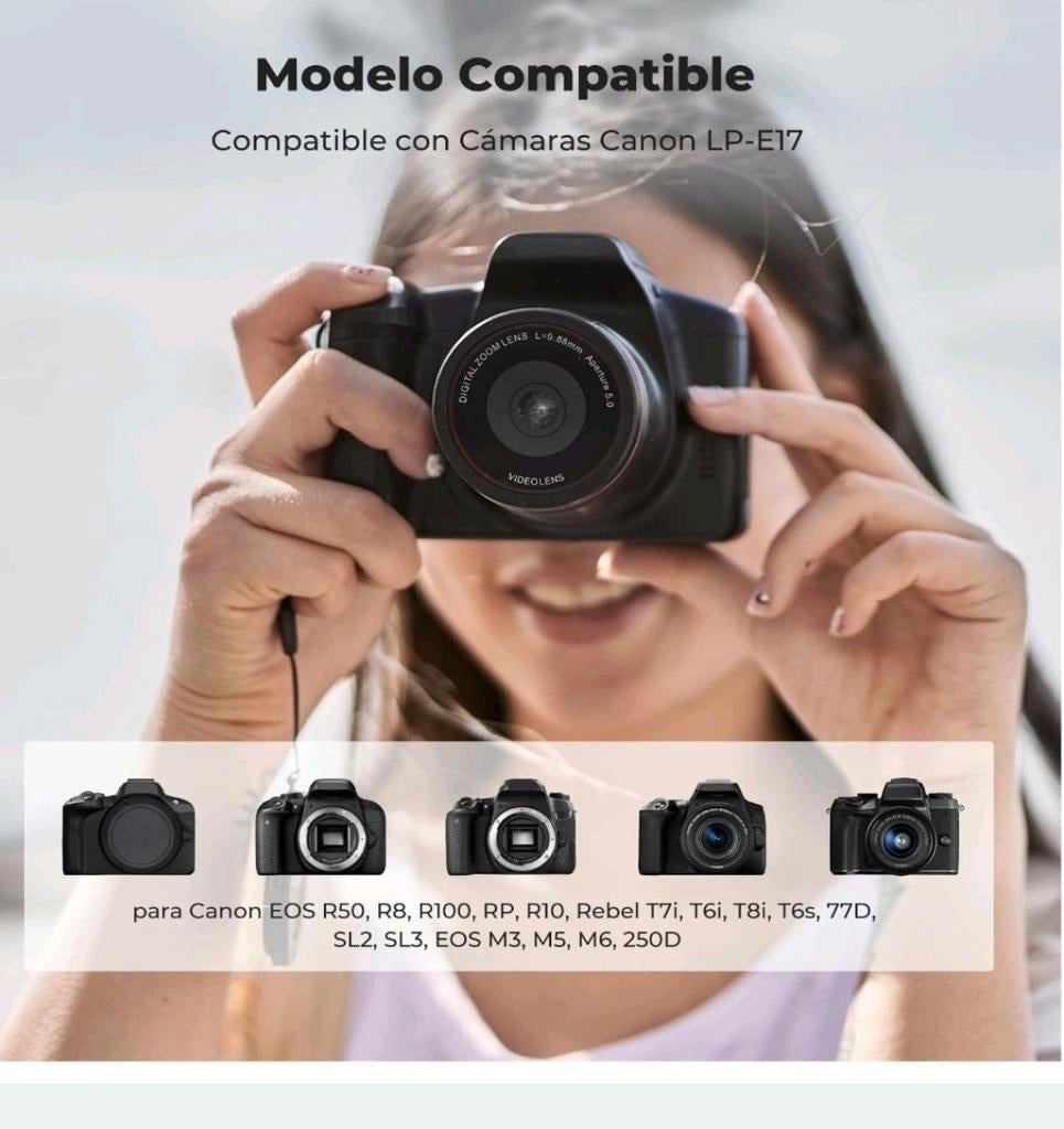 K&F LP-E17 Accu Oplaadset voor Canon EOS, Shenzhen, China, Nieuw, Ophalen of Verzenden, Support@kentfaith.com