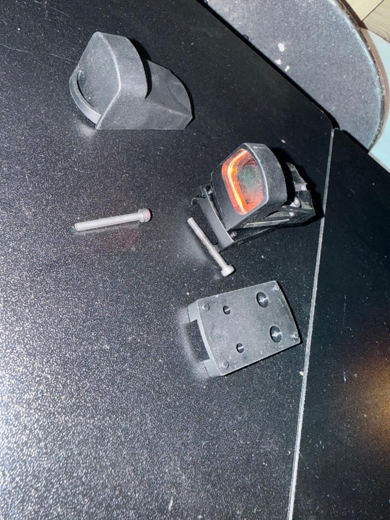 Aim-o rms reflex sight, Sport en Fitness, Ophalen of Verzenden, Zo goed als nieuw