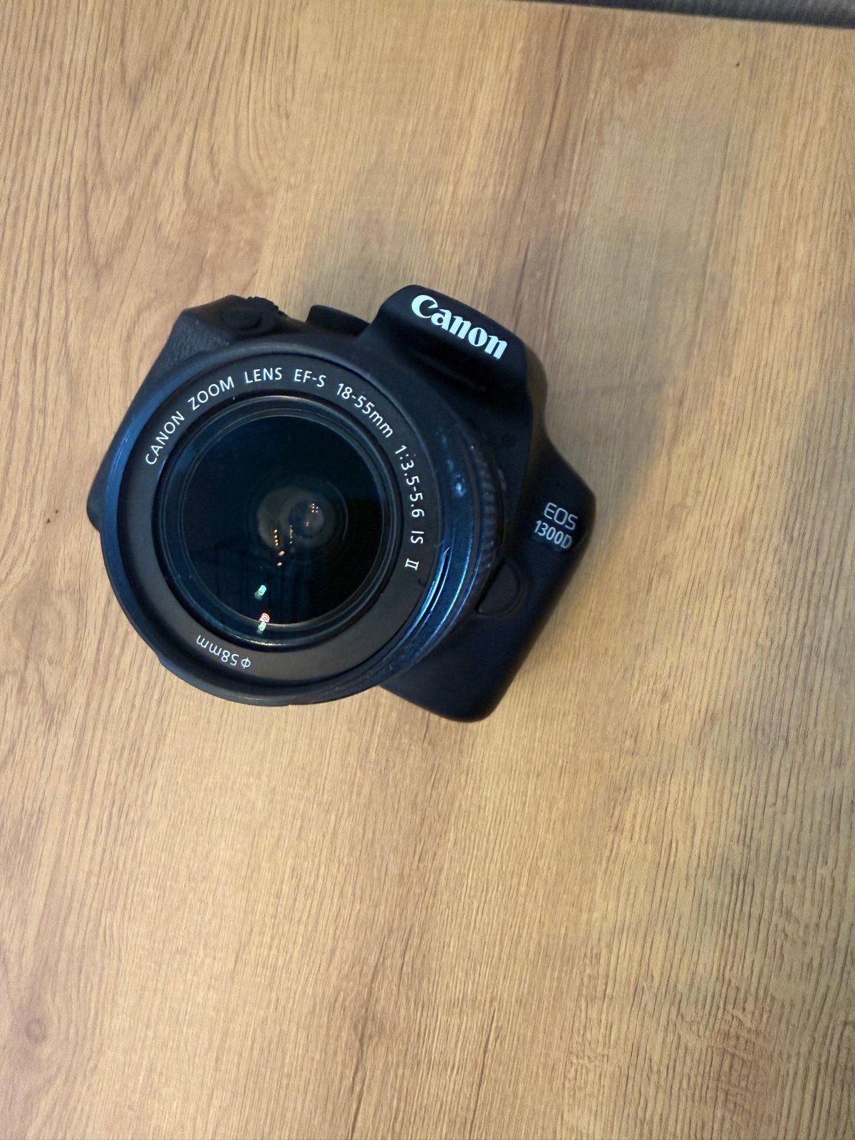 Canon EOS 1300D Spiegelreflexcamera met EF-S 18-55mm lens, Gebruikt, Spiegelreflex, Verzenden, Canon