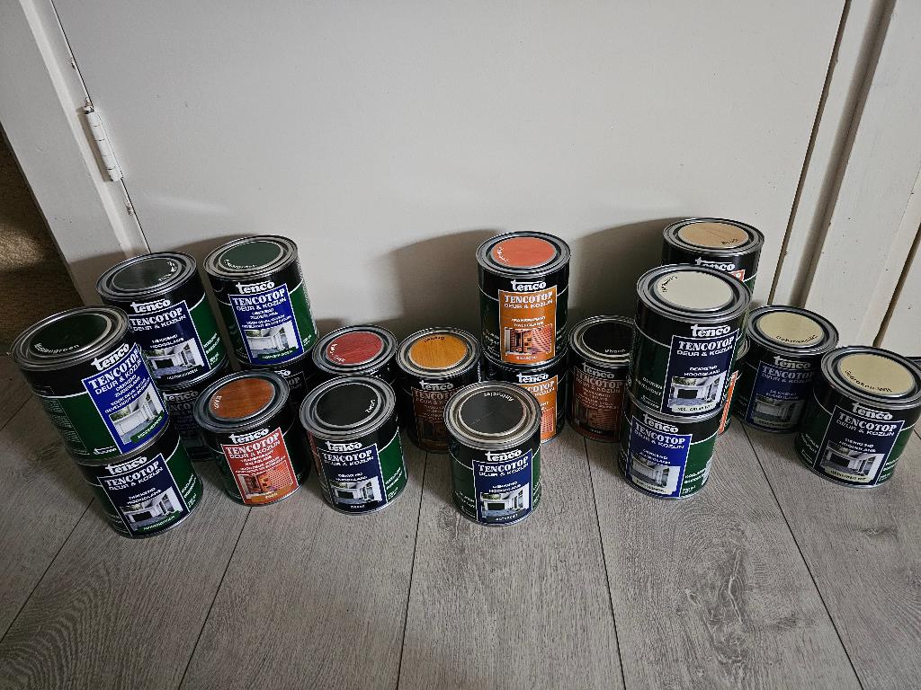 Verschillende nieuwe lak en beits, Overige kleuren, Nieuw, Beits, Ophalen of Verzenden