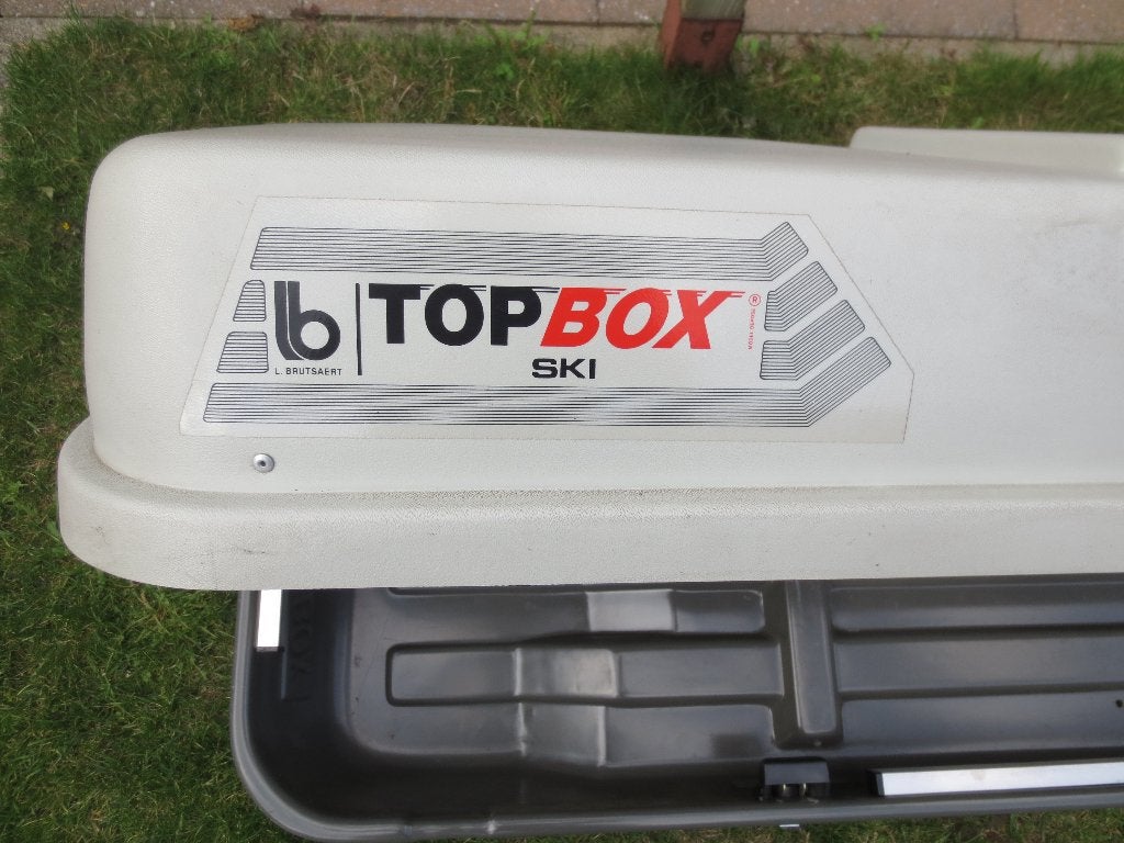 L. Brutsaert Top Box ski dakkoffer, Ophalen, Zo goed als nieuw