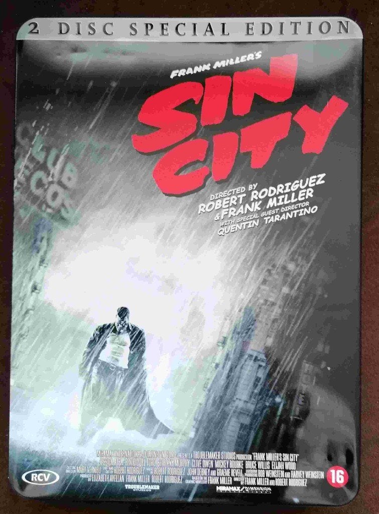 2 DVD Special Edition SIN CITY (metalen box), Vanaf 16 jaar, Ophalen of Verzenden, Zo goed als nieuw