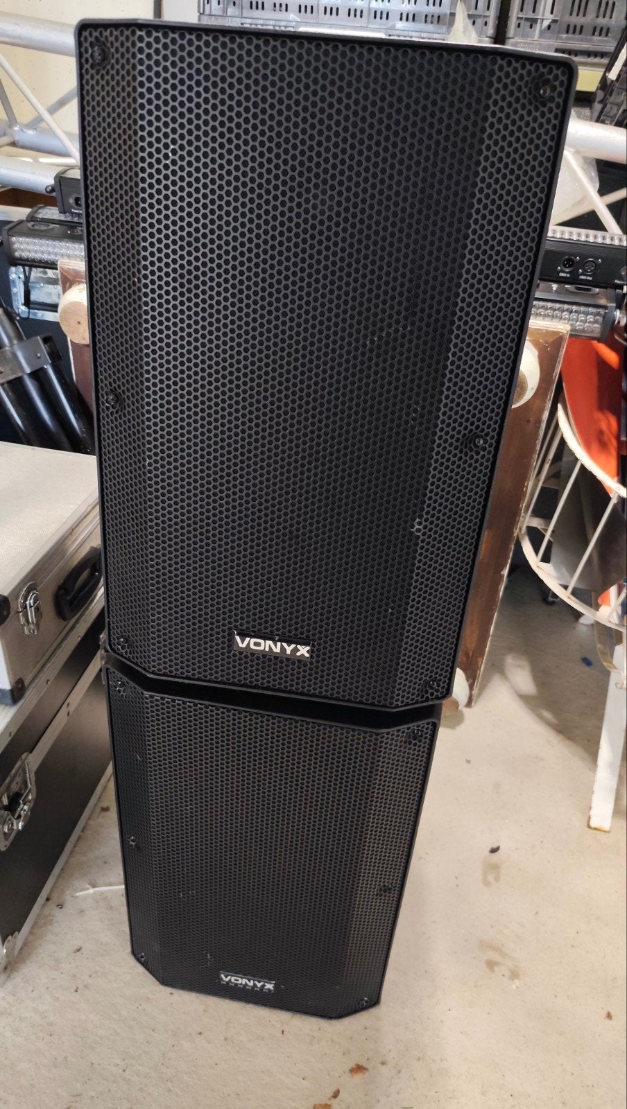 SET Vonyx VSA12 Bi-Amplified Actieve Luidspreker - ZGAN, Ophalen of Verzenden, Zo goed als nieuw, Overige merken