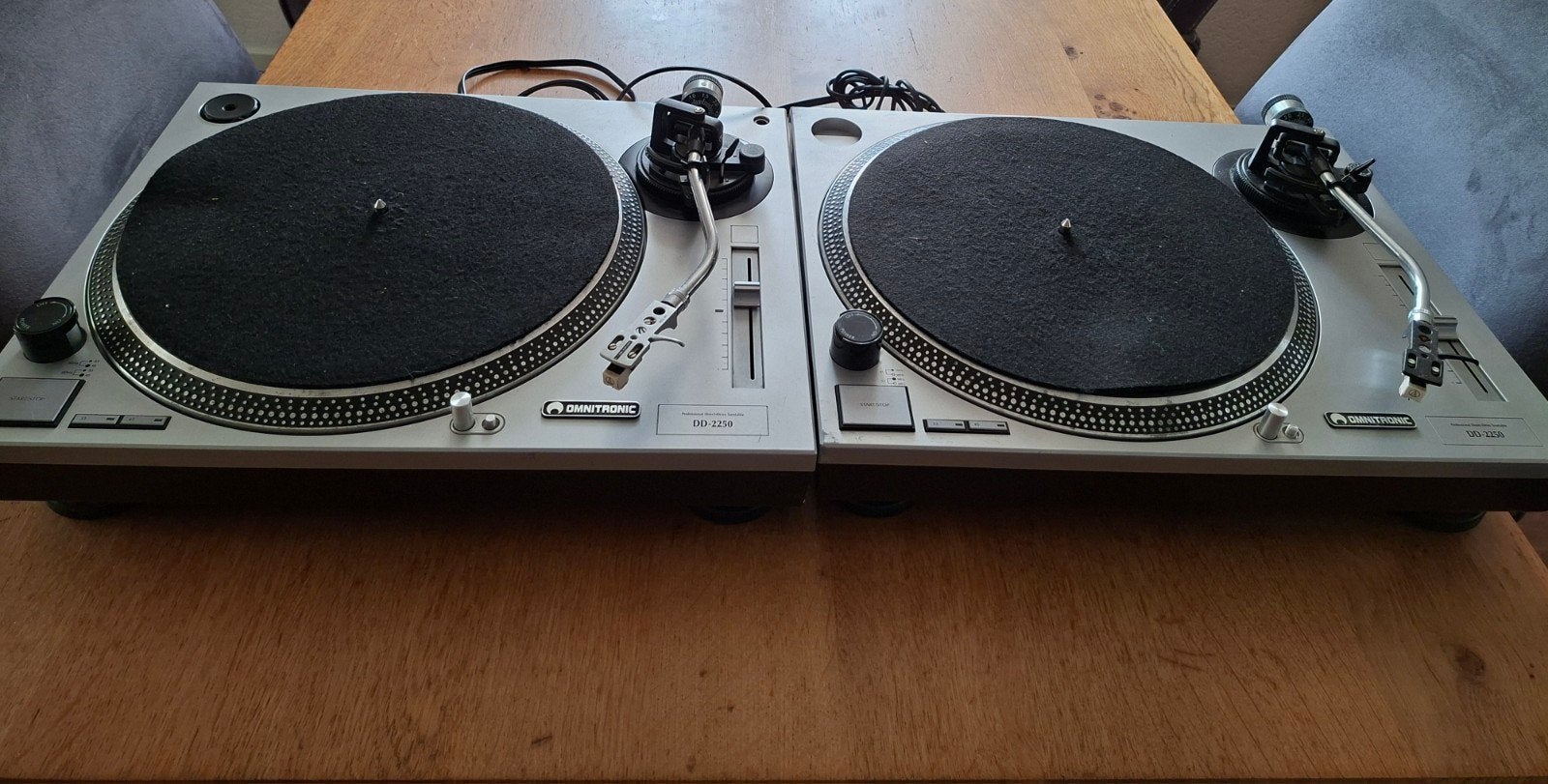 Set Omnitronic DD-2250 Snelstart Platen Spelers., Ophalen, Overige merken