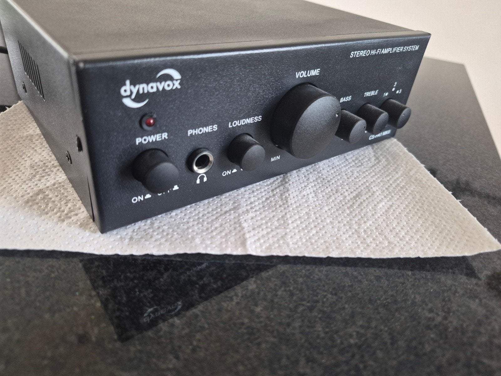 Dynavox versterker klein maar groots geluid !, Ophalen of Verzenden, 120 watt of meer, Overige merken