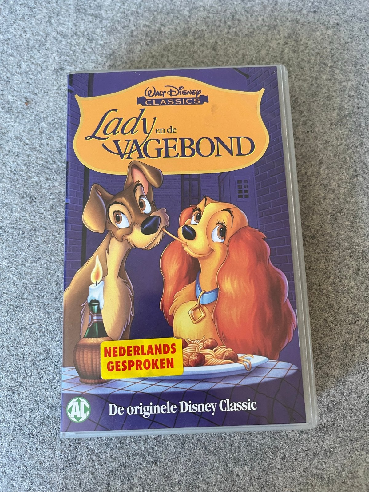 Walt Disney Classics: Lady en de Vagebond (Nederlands gespro, Cd's en Dvd's, Gebruikt, Alle leeftijden, Familie, Film
