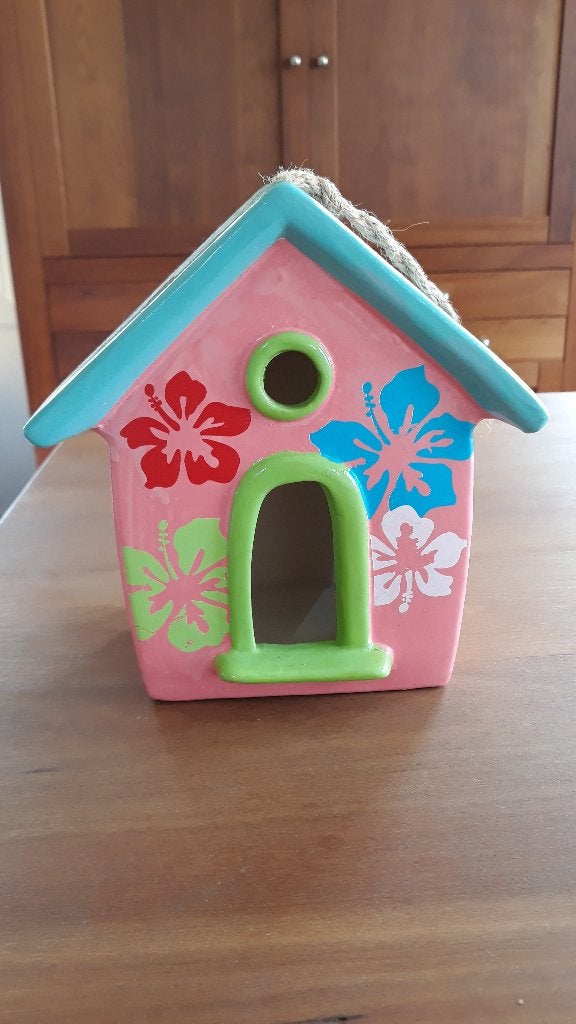 Stenen vogelhuisje – decoratief, Ophalen of Verzenden, Nieuw, Jongen of Meisje