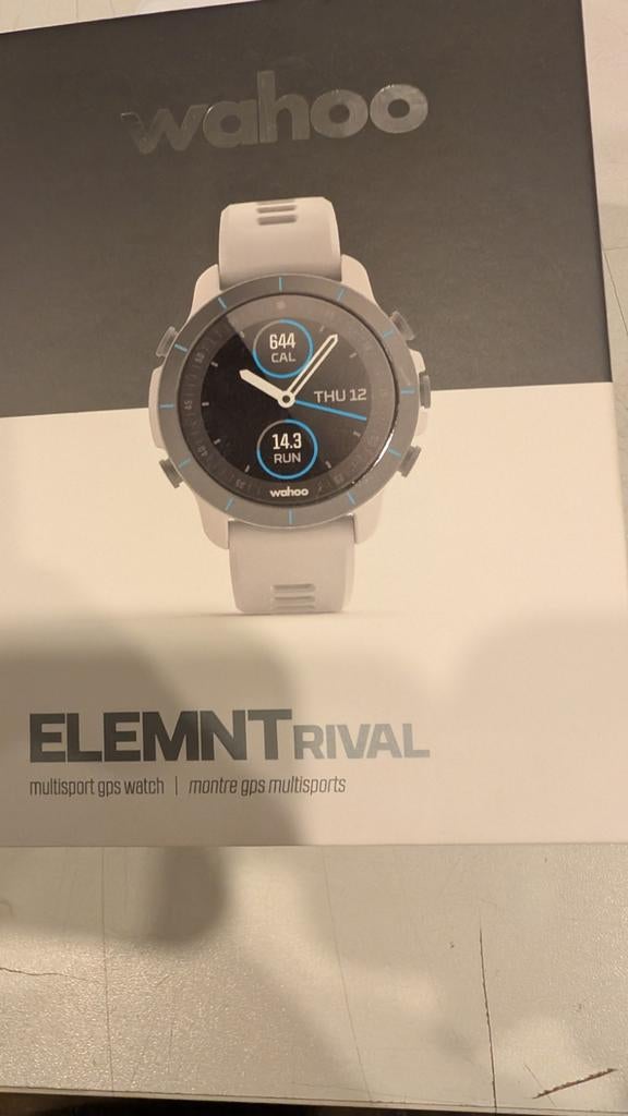 Wahoo ELEMNT RIVAL Multisport GPS Horloge, Ophalen, GPS, Wahoo, Zo goed als nieuw