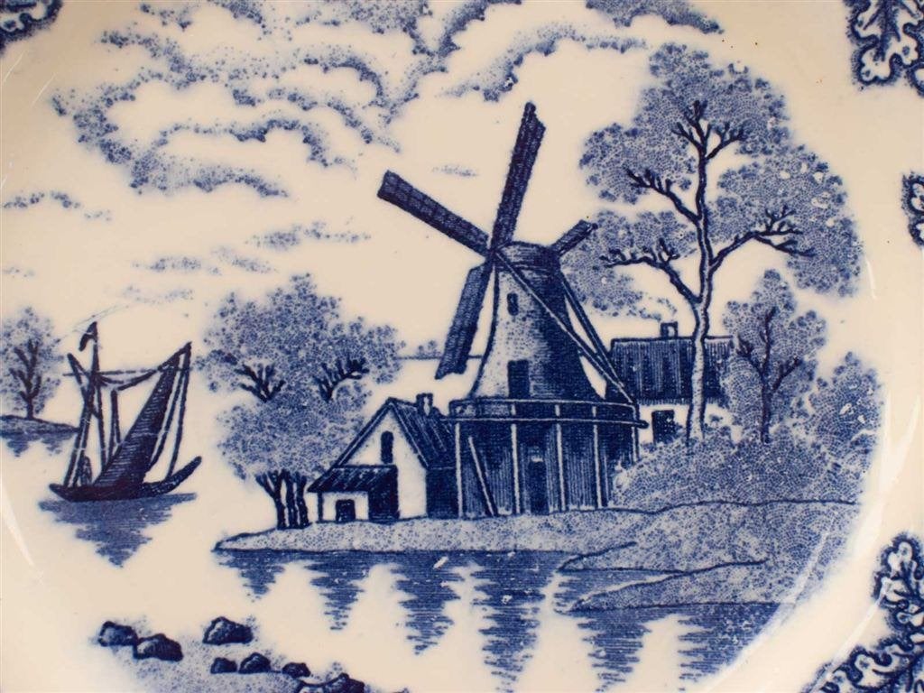Porseleinen Wandbord 51927, Ophalen of Verzenden, Gebruikt