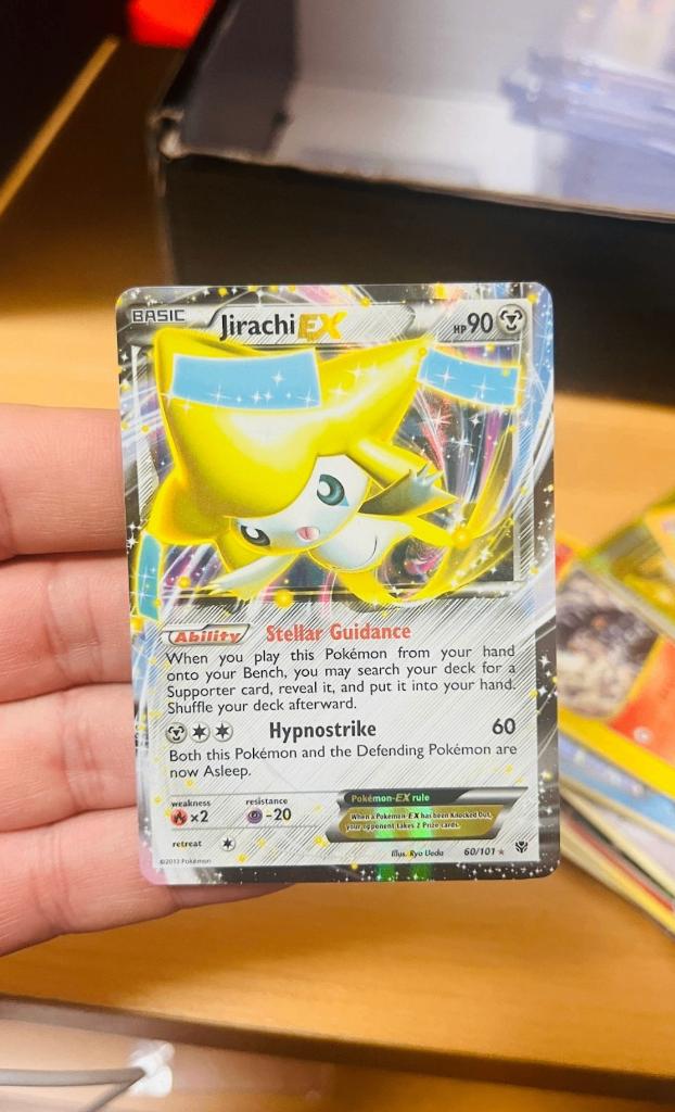 Jirachi Ex 60/101 Holo Plasma Blast Pokemon, Verzenden, Zo goed als nieuw, Losse kaart, Foil