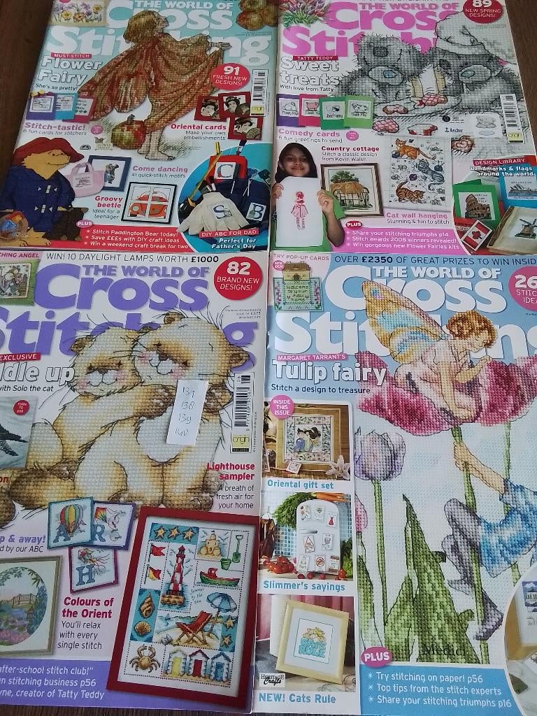 Cross stitching 137, 138, 139 en 140, Ophalen of Verzenden, Zo goed als nieuw, Handborduren, Patroon