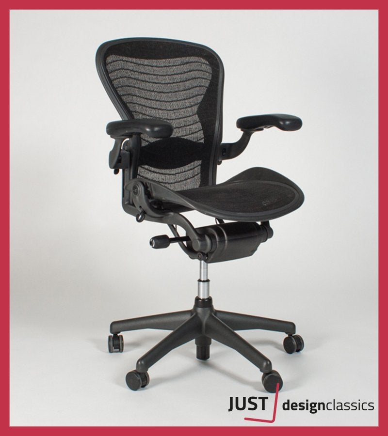 Herman Miller Aeron maat B Grafiet Wave (voorraad:20), Niet ingevuld, Zo goed als nieuw, Niet ingevuld, Niet ingevuld