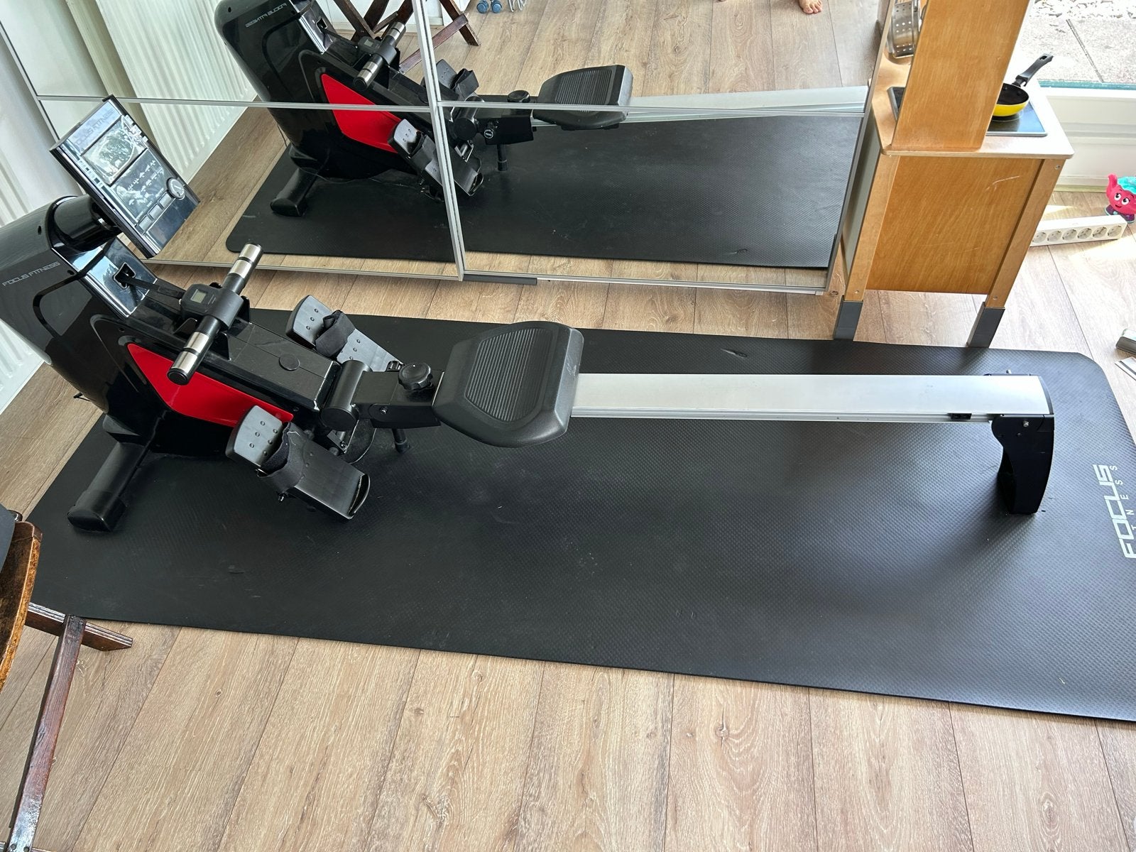 Focus Fitness Roeitrainer Row 3 - Zo goed als nieuw, Sport en Fitness, Fitnessapparatuur, Armen, Ophalen of Verzenden, Zo goed als nieuw