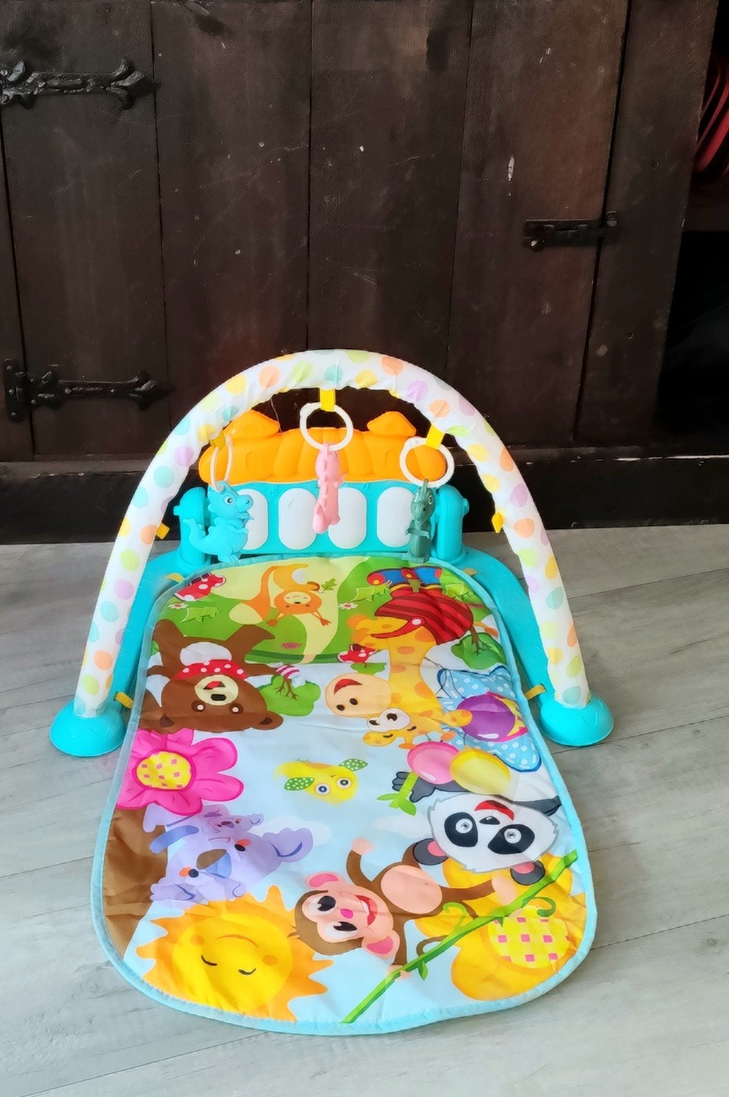 Baby Speelkleed met Piano en Hangers, Ophalen of Verzenden, Zo goed als nieuw, Speelkleed, Met geluid