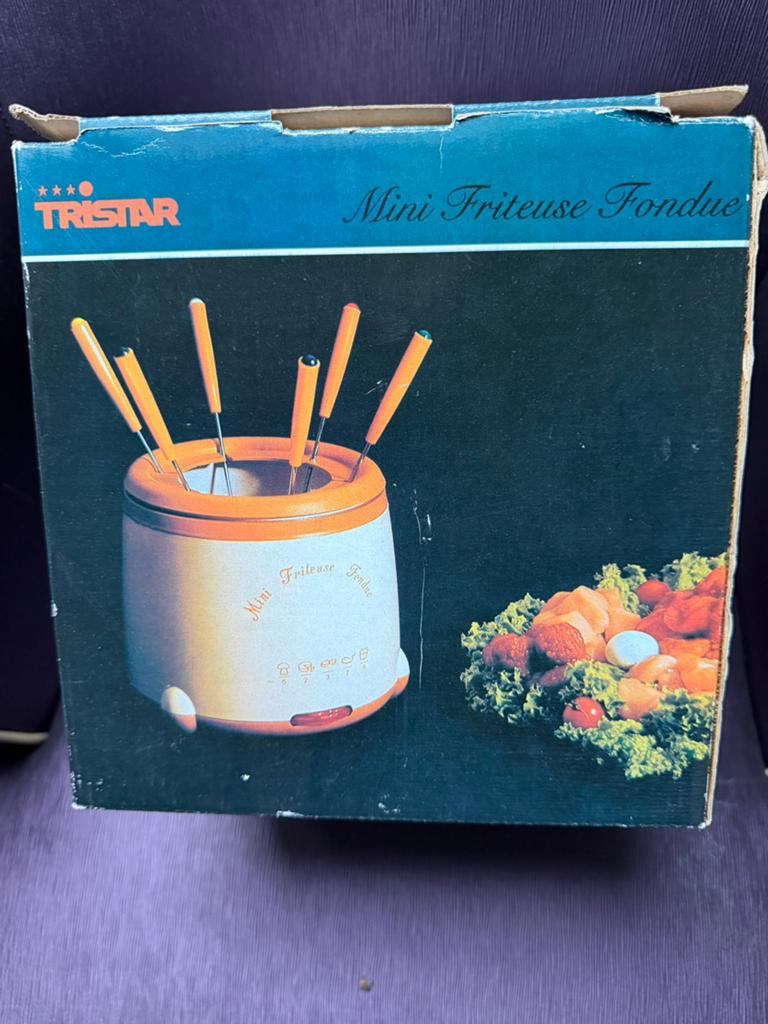 Mini Frituurpan / Fondue - Nieuw in doos, Ophalen of Verzenden, Nieuw, Elektrisch, Fonduepan
