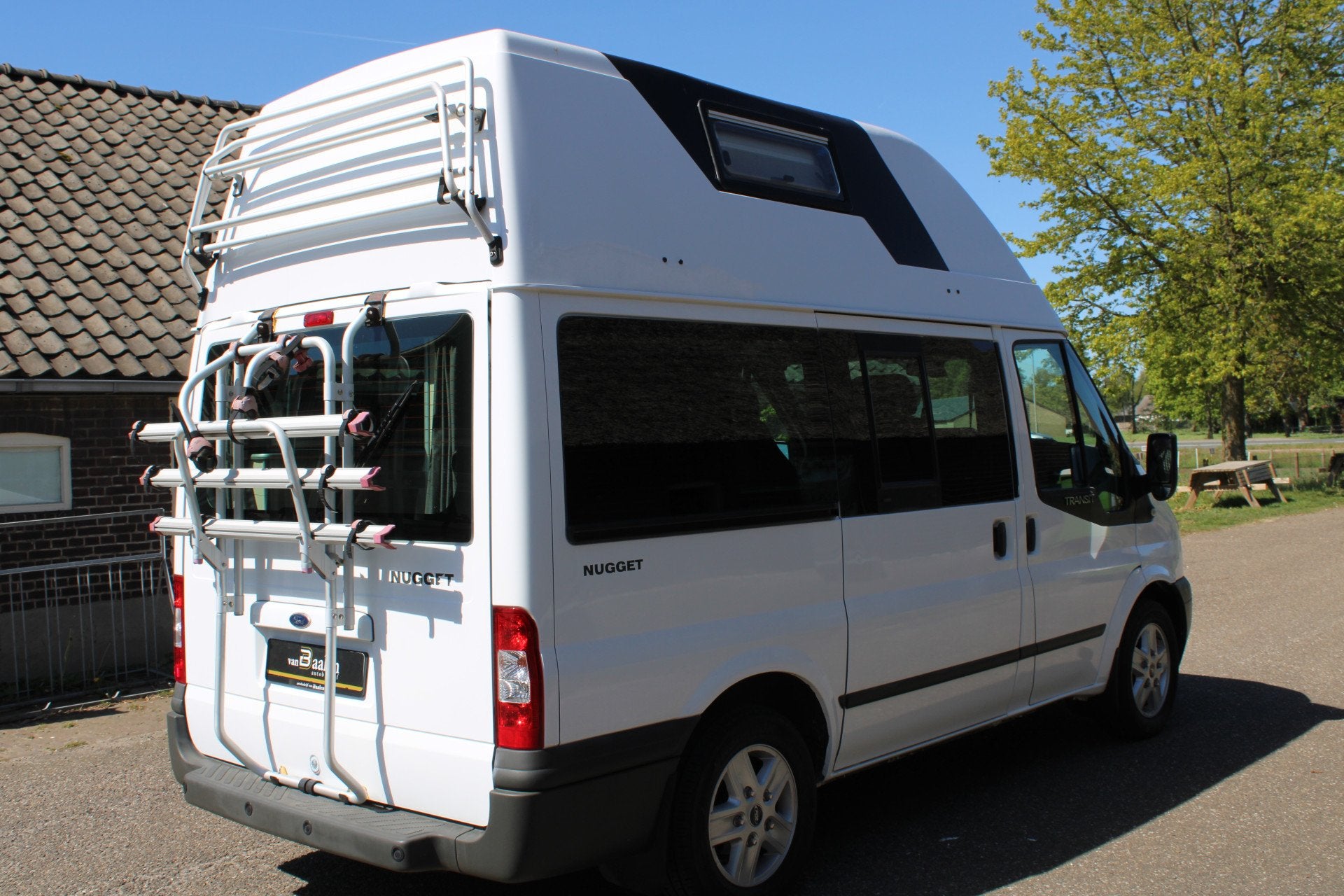 Westfalia Ford Nugget HOOG DAK NAVI AIRCO 140Pk 5 ZITPLAATSE, Buscamper of Camperbus, Ringverwarming, Autobedrijf van Baalen B.V.