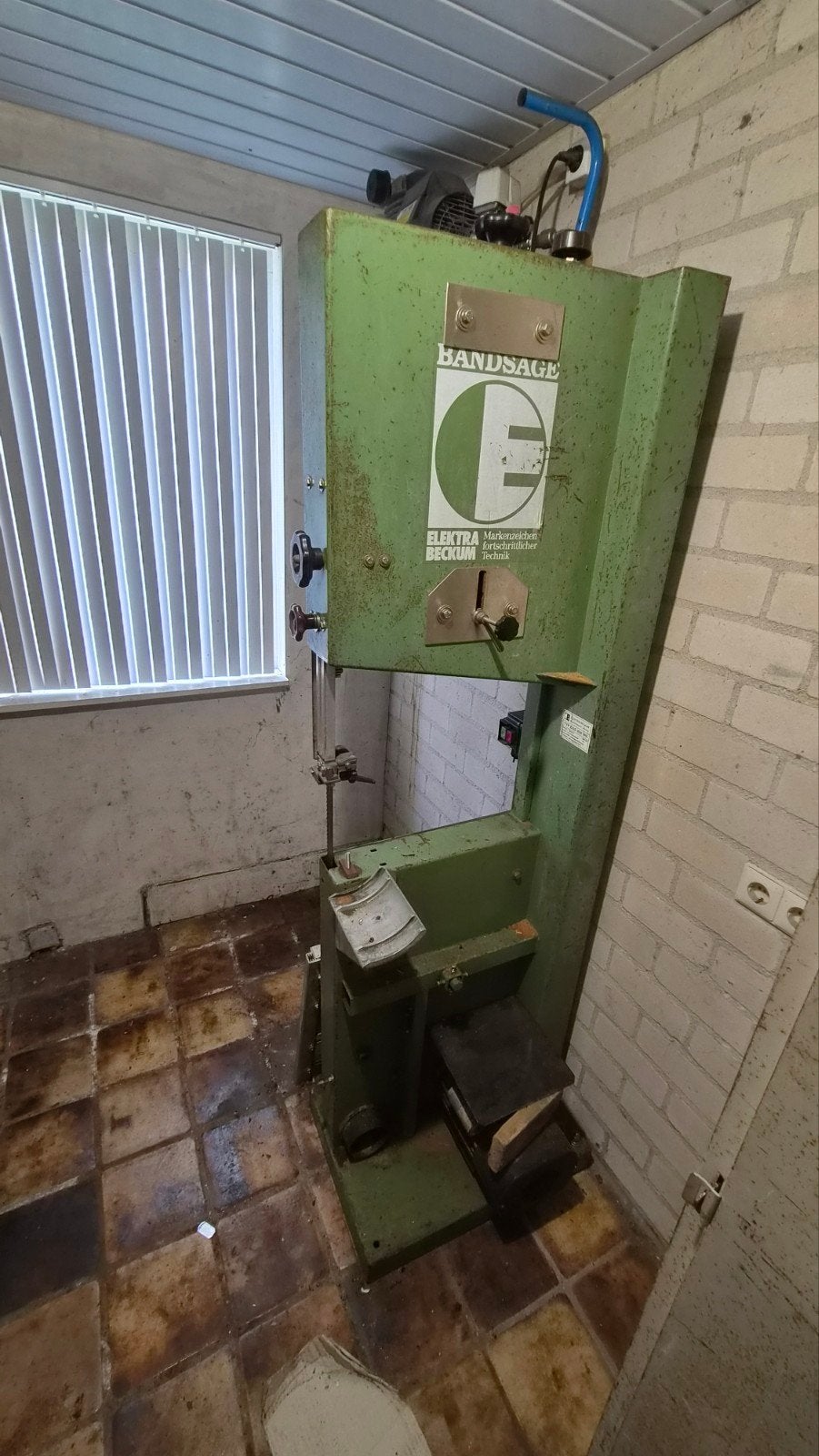 Elektra Beckum BAS 450 WN Lintzaag, Doe-het-zelf en Verbouw, Ophalen, Gebruikt, Lintzaag, Elektra Beckum