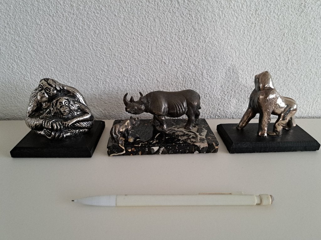 WNF WWF verzilverde dieren, Verzamelen, Ophalen of Verzenden, Zo goed als nieuw, Dier
