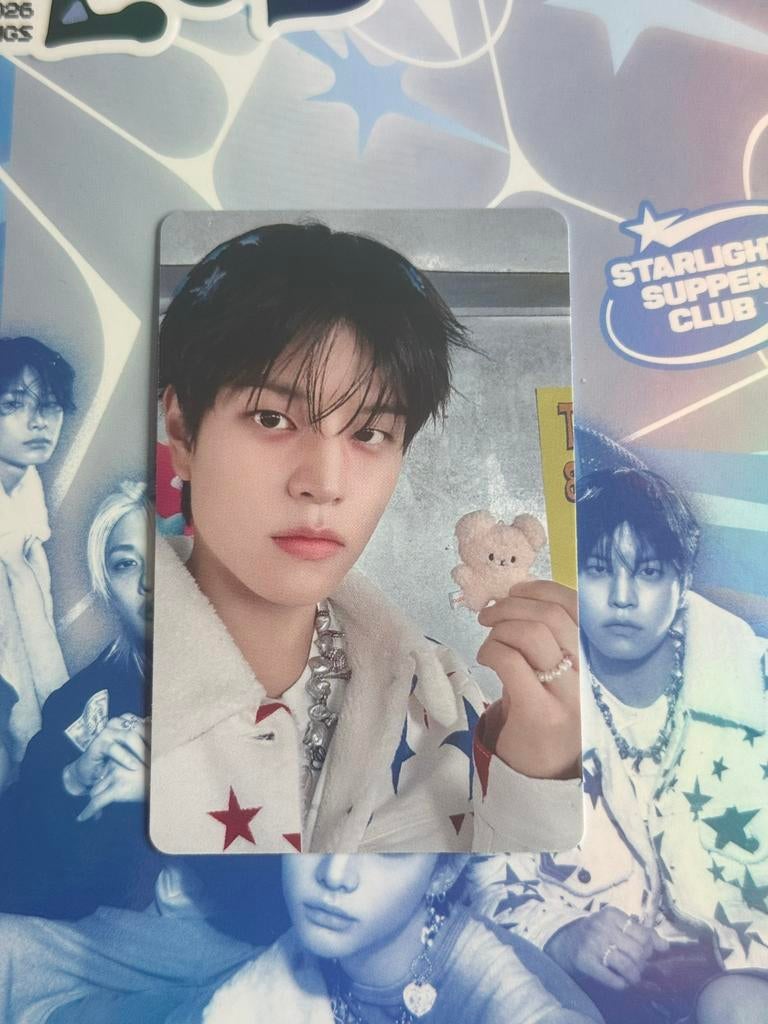 Stray Kids Seungmin photo card starlight super club, Ophalen of Verzenden, Zo goed als nieuw, Foto of Kaart