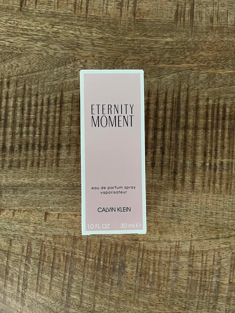 Calvin Klein Eternity Moment Parfum 30ml (Zo goed als nieuw), Ophalen of Verzenden, Zo goed als nieuw